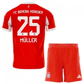 FC Bayern München Thomas Muller 25 Matchtröjor Barn Hemma Fotbollströja 2025-26